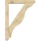 Ekena Millwork Funston Arts and Crafts Rough Sawn Bracket w/ Offset Brace, Douglas Fir, 6"W x 36"D x 48"H BKT0604X36X48FST03RDF - alternate 4